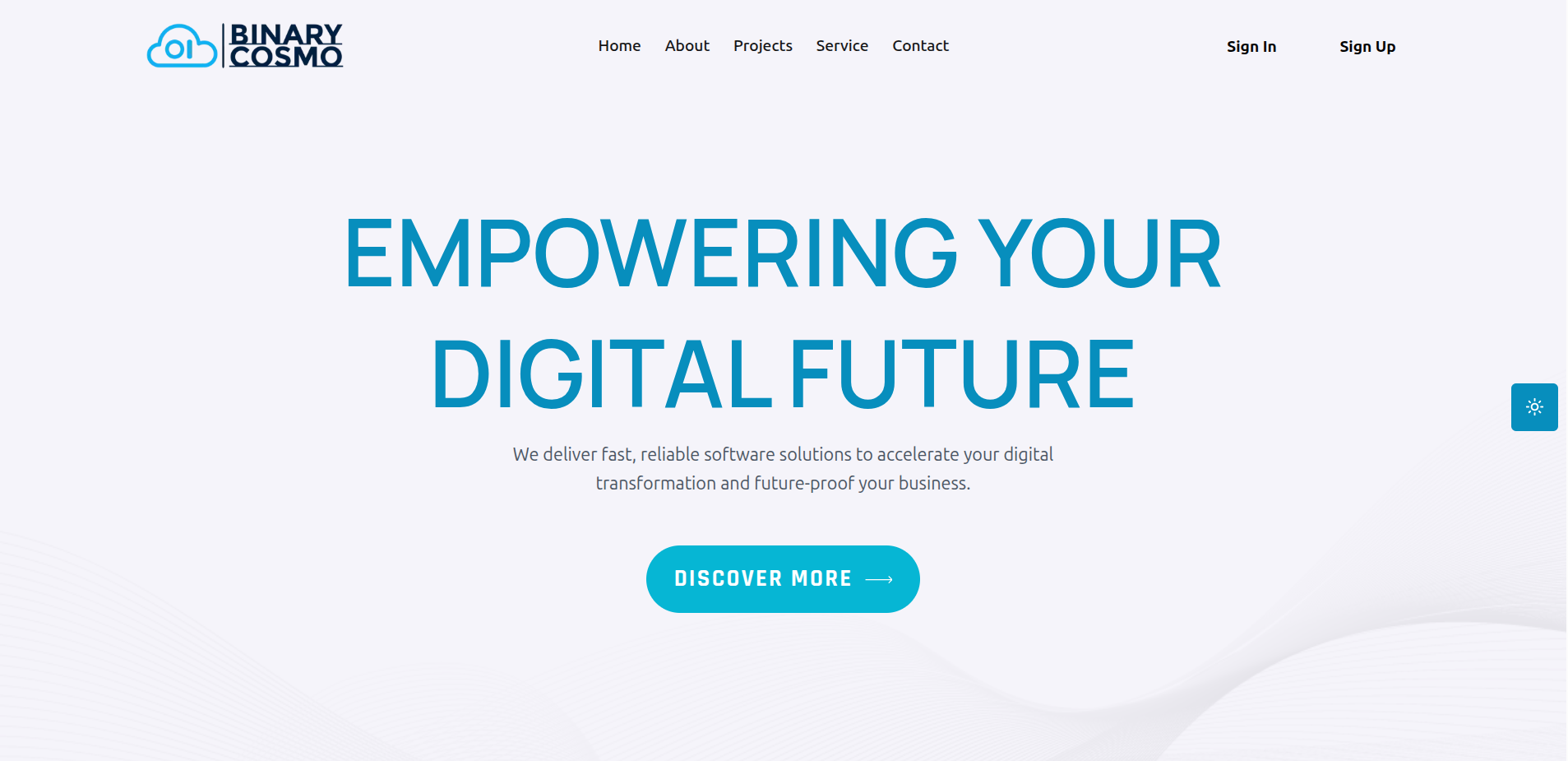 BinaryCosmo Platform Screenshot